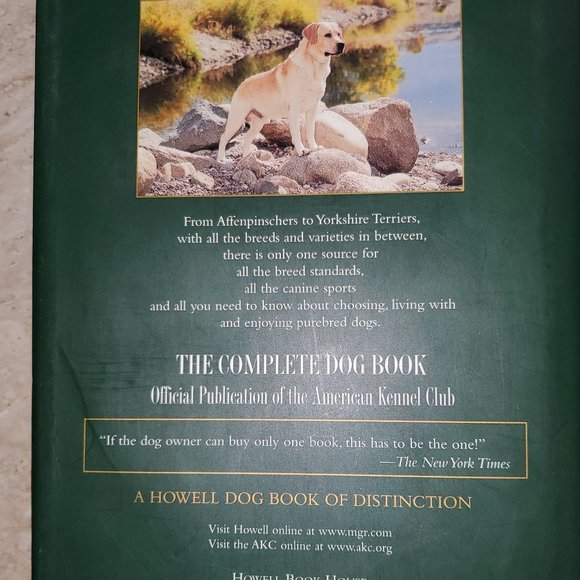 Amer Kennel Complete Dog Book - Picture 3 of 4